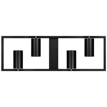 Lustr Stropní svítidlo Dekorativní 4x GU10 Black Masterled