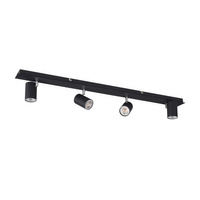 Nástěnné a stropní svítidlo EVALO 4x GU10 PAR16 Black KANLUX