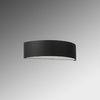 LED SKALA 2xE27 Nástěnné svítidlo Semi circular Black SOLLUX