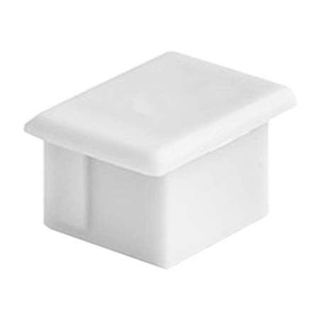 Záslepka pro Profil PCV, PDS4 ALU Plná bez Otvoru Šedá LUMILED