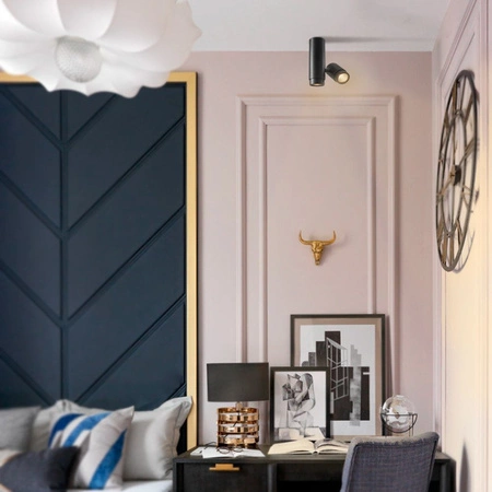 Přisazené svítidlo Stropní svítidlo LED trubice 2xGU10 Černá VIDEX