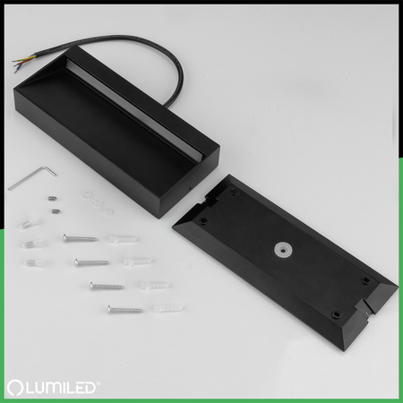 Zahradní nástěnná lampa 6W, IP54 PIVAR LUMILED