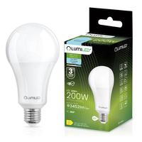LED žárovka E27 A60 24W = 200W 3452lm 6500K Cold 260° LUMILED