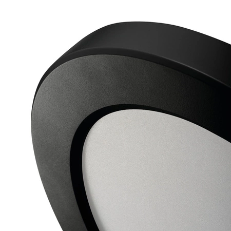 Svítidlo LED pro povrchovou montáž 17W 1600lm CCT 120° Kruhová černá ERGA Kanlux