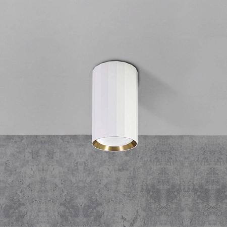 Spot GU10 White Gold NICEA Sanico Goldlux svítidlo pro povrchovou montáž