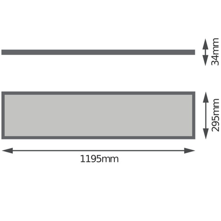 LED panel pro povrchovou/podhledovou montáž CASETON 120x30cm 32W 4500K 3600lm 4IN1 LEDVANCE