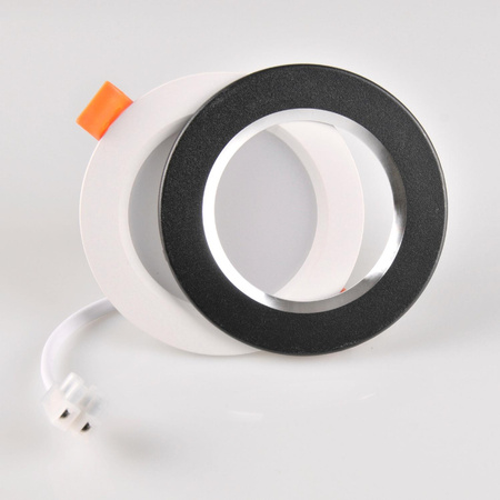 Podhledové svítidlo ZOE LED 4.8W 4000K Kruhová síť bílá + černý/stříbrný kroužek