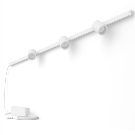 Perifo Lighting Rail Kit 1,5 m + 3x LED reflektor 15,9 W CCT RGB Philips HUE Bluetooth White