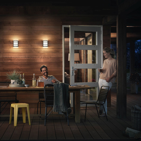 LED zahradní lampa nástěnná lampa PYTHON myGarden 6W 2700K IP44 antracit PHILIPS