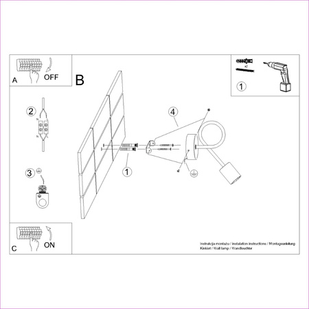Nástěnné svítidlo E27 Natural Wood Black Ember Peach Puff SL.1476 Sollux