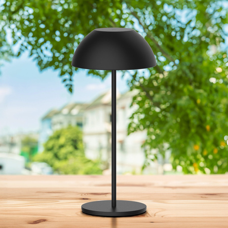 Dekorativní LED svítidlo 1,8 W 160 lm 2700K teplá černá IP44 stmívatelné Tanzanie Sanico Goldlux