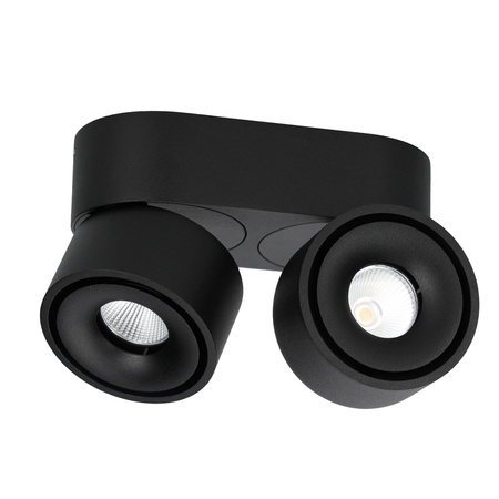 Stropní svítidlo Reflektor nastavitelný LED 18W 1050lm 3000K Warm Dimmable CRI90 Black Lahti Kobi