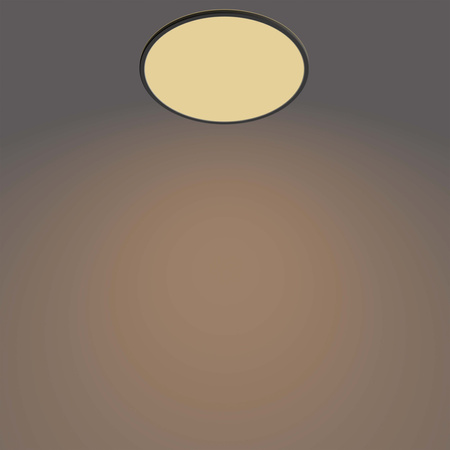 Přisazené LED stropní svítidlo SUPERSLIM 22W 2700K 43cm Stmívatelné Černé PHILIPS