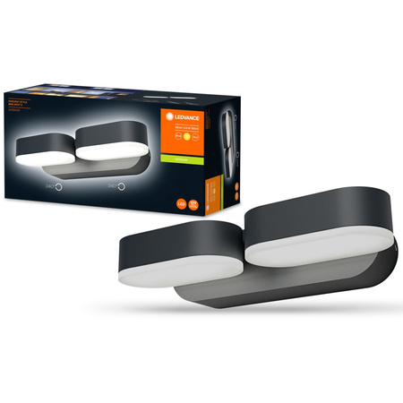 Nástěnné venkovní fasádní svítidlo pohyblivé 13W 630lm 3000K Endura Style Mini Spot LEDVANCE