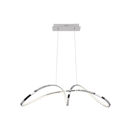Stropní závěsné svítidlo LED 38W Chrome Modern Aisha Rabalux