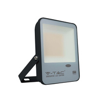 Reflektor LED 50W 5000lm 6500K IP65 Black se soumrakovým senzorem Samsung Chip VT-57 V-TAC