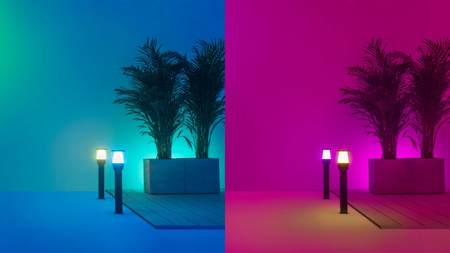 Venkovní zahradní LED sloupek 4,8W RGB SMART WiFi WiZ