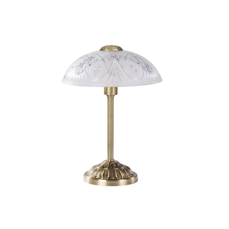 Stolní noční lampa E14 hnědá Classic Annabella 8634 Rabalux