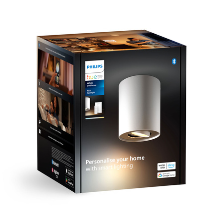 Stropní svítidlo LED Spot Pillar White 4,2W CCT PHILIPS HUE Bluetooth Zigbee + stmívač
