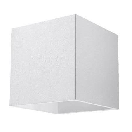 Nástěnné svítidlo QUAD 1 G9 Cube Top-Bottom Minimalist White SOLLUX