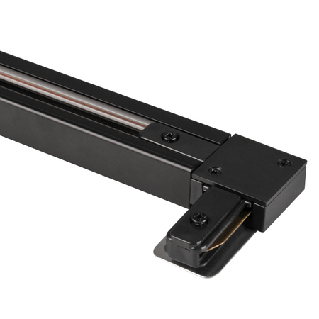 Úhlový konektor pro 1-fázovou přípojnici černý Sanico Goldlux