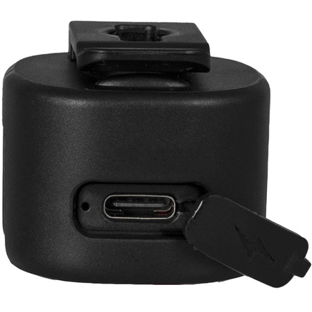 Zadní svítilna na kolo červená USB-C 6 režimů IP66 POWERFUL VAYOX