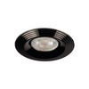 LED GU5.3 GU10 Kruhové černé svítidlo Liglo Kanlux pro zápustnou montáž halogenového bodového svítidla