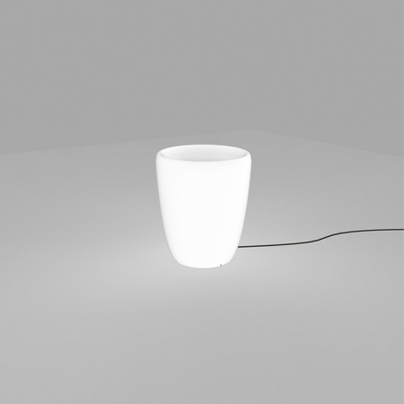 Svítící venkovní zahradní květináč FLOWERPOT 9711 E27 IP44 White Nowodvorski