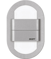 Zahradní svítidlo nástěnné sklopné svítidlo DUO RUEDA LED IP66 1.6W 3000K hliník SKOFF