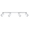 MERIDA stropní svítidlo 4xGU10 Reflektor Halogenové svítidlo Pohyblivé 80cm Bílé SOLLUX