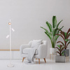Stojací lampa 3x GU10 White Gold MARIBEL Sanico Goldlux