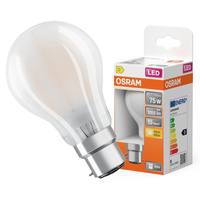 LED žárovka A60 B22d 7,5W = 75W 1055lm 2700K Warm 300° Retrofit Filament CLASSIC Osram