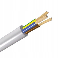 Drátový kabel OWY H05VV-F 300/500V 3x1.5mm Bílý 1m ELEKTRICKÝ KABEL