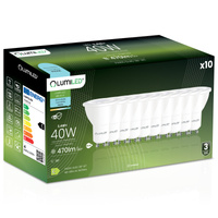 10x LED GU10 reflektor PAR16 3,4W = 40W 470LM 6500K studená 38° LUMILED