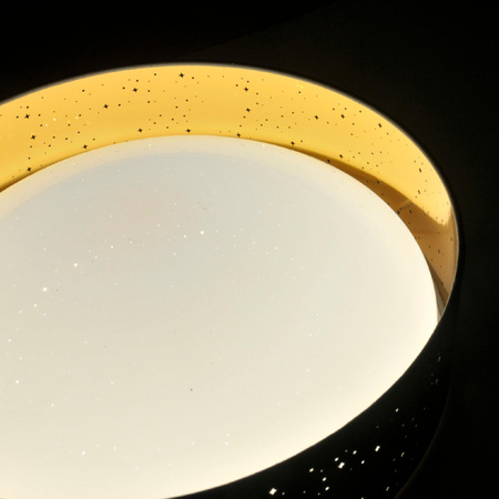 Stropní svítidlo LED PLAFON Lamp TULUZA 24W 2600lm 4000K 40cm Black GOLDLUX (Polux)