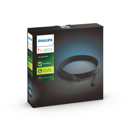 Prodlužovací kabel Philips HUE Outdoor pro CALLA, černý 5 m 17424/30/PN 8718696168721
