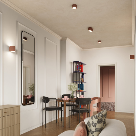 Svítidlo pro povrchovou montáž GX53 Hliník Mokka Aura Deep Space SL.1807 Sollux