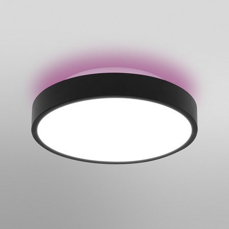 LED stropní svítidlo ORBIS BACKLIGHT 28W 2400lm RGB CCT 35cm SMART+ WIFI LEDVANCE černá