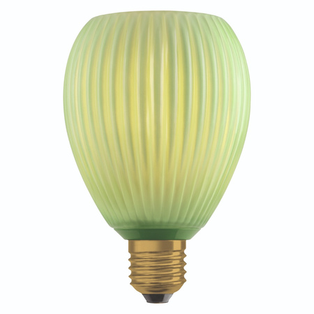 LED žárovka E27 Oval 3,5W 300lm 2700K teplá bílá Decorative Green Osram