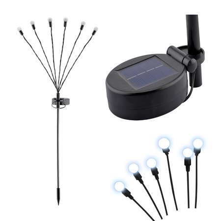 Solární lampa Pampeliška Koule 70 cm s Twilight Sensor