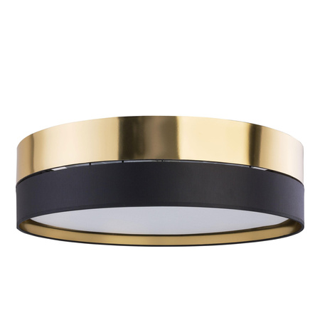 Stropní svítidlo Plafond HILTON Round Black and Gold 60cm 15W 4xE27 4345 TK Lighting