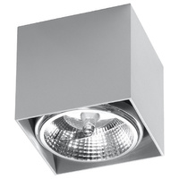 Svítidlo pro povrchovou montáž BLAKE GU10 Halogen Spot Tuba Cube Grey SOLLUX