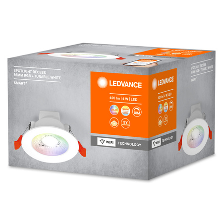 LED panel pod omítku SPOT 4.5W RGB CCT 8.6cm SMART+ WIFI LEDVANCE