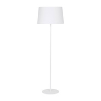 MAJA WHITE Stojací stojací lampa Stínidlo bílé klasické E27 2919 TK Lighting