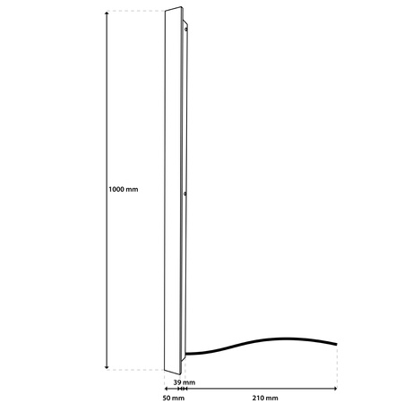 Zahradní nástěnná lampa 32W, 4000K IP65 PELIO LUMILED