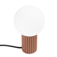Stolní stolní lampa G9 kulatá hnědá moderní matná Halo Sollux