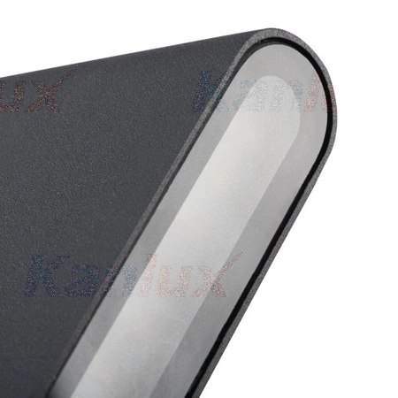 Venkovní svítidlo LED NÁSTĚNNÉ SVÍTIDLO GARTO Graphite 8W 300lm 840 Neutrální bila IP54 Kanlux