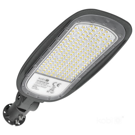 Pouliční svítidlo LED Průmyslové silniční svítidlo 150W 20250lm 4000K Neutrální IP66 IK08 Šedá Vespa Kobi