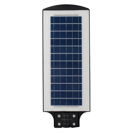 Reflektor LED 200-1000lm 6000K IP65 10W Solar Black se senzorem pohybu a soumraku + dálkové ovládání STREET-9 GOLDLUX (Polux)