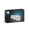 Chytrá zásuvka Schuko TYP F Wattmetr Programátor TIMER Bílá chytrá zásuvka Philips HUE